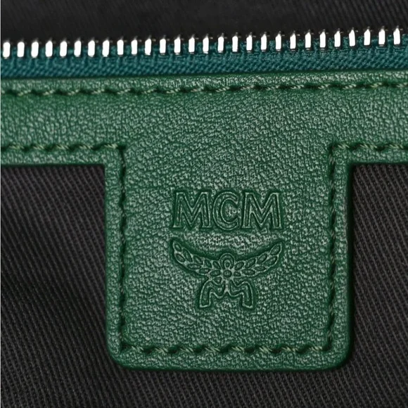 MCM Green Multicolor Geometric Messenger Bag - Picture 2 of 11